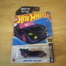 Hot Wheels Monster High Ghoul Mobile Purple 3/250 HW Screen Time 1/10 New