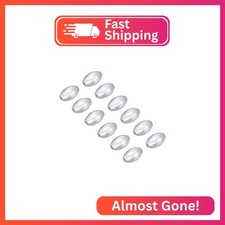 100pcs 10x6mm Smooth Sterling Silver Plated Oval Beads, Hole 2.4mm