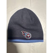 Tennessee Titans NFL Reebok Beanie Hat Knit Winter Cap Football Blue Gray
