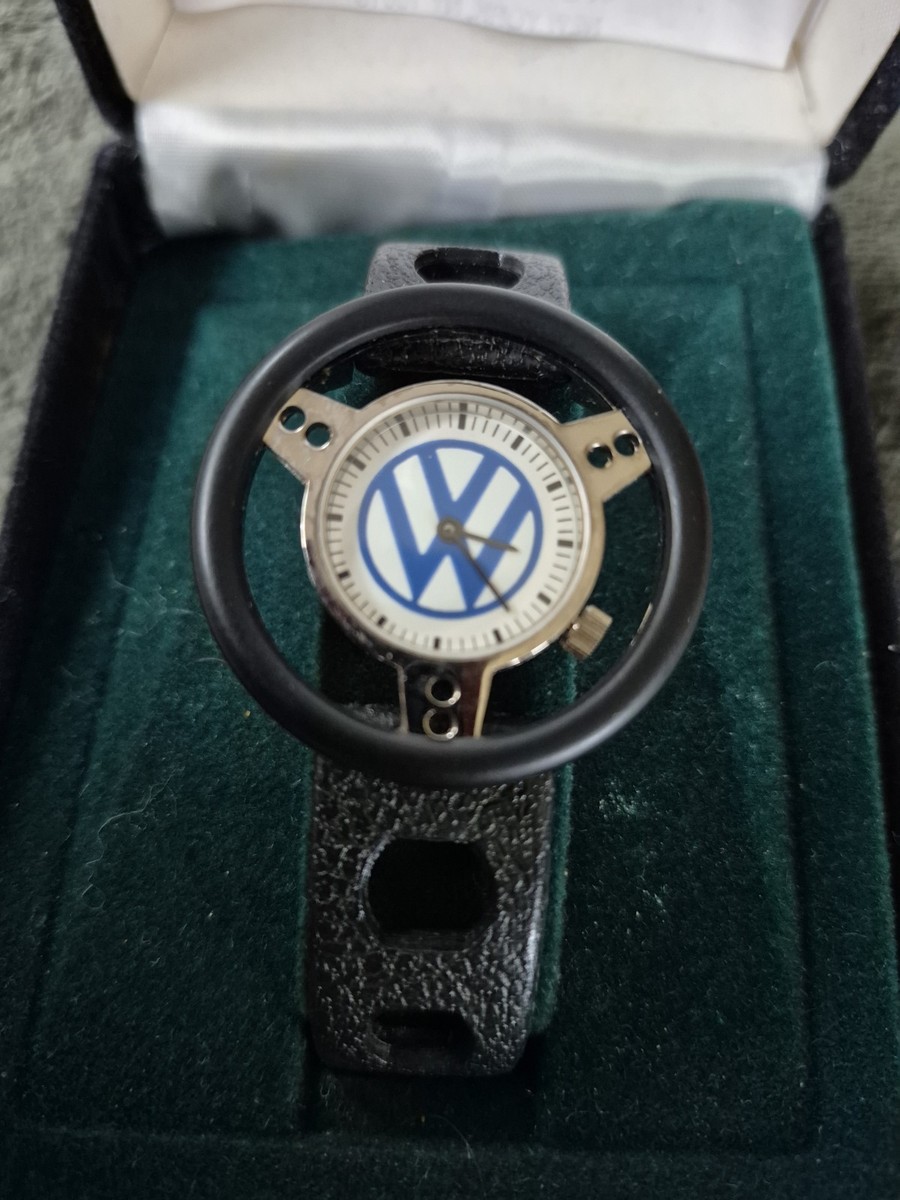 Volkswagen VW STEERING WHEEL WATCH Mint Conditiin Original Box | eBay