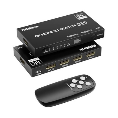 RGBlink 8K HDMI Switch 5 in 1 Out, Splitter 8K@60Hz/4K@120Hz mit...