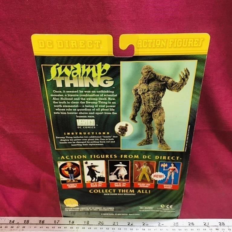 1999 DC Direct Swamp Thing Variant – Sealed Rare DC Comics Action Figure - Image 2 of 2