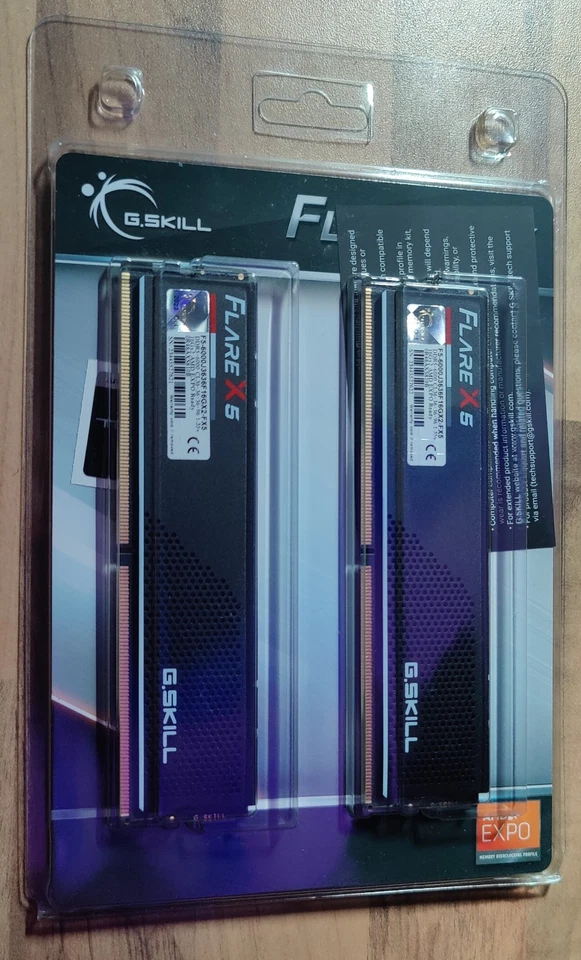 G.SKILL Flare X5 Series 32GB (2x16GB) 288pin SDRAM DDR5-6000 CL36 1.35v NEU OVP - Bild 3 von 4