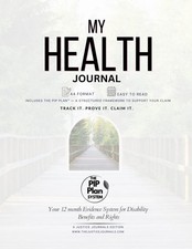My Health Journal: 12-Month Disability & Health Evidence System for PIP, Benefi
