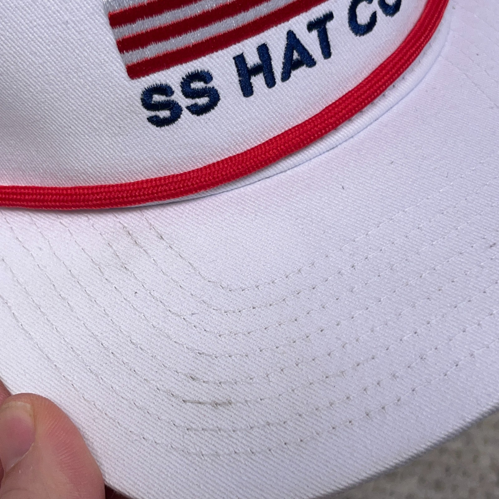 Southern String Hat Cap Snapback Trucker White Re… - image 4