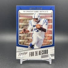 Lenny Moore 2024 Panini Prestige FOR THE RECORD Insert #FR-LM Baltimore Colts
