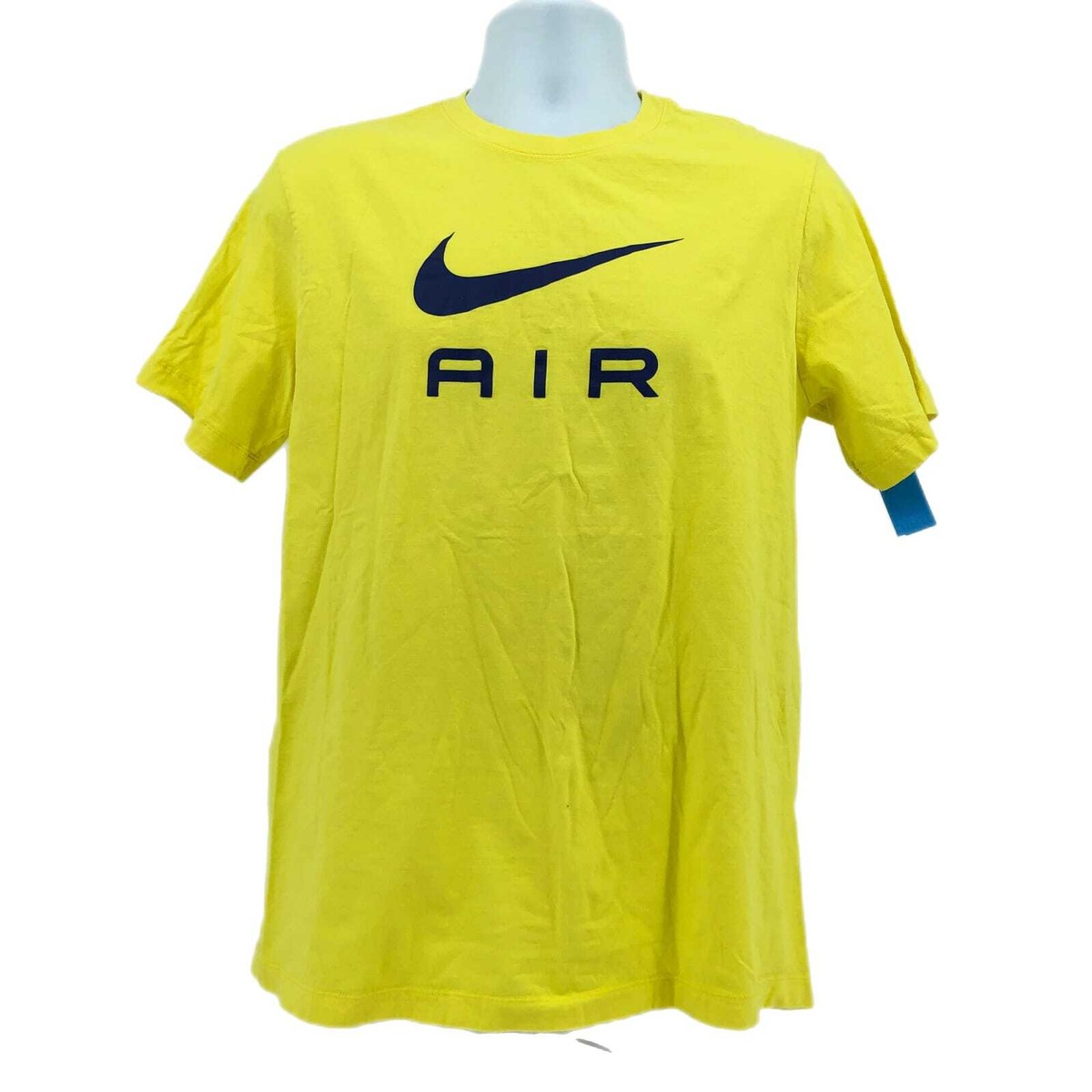 Nike Yellow & Blue Breathable Round Neck T-Shirt | Made in