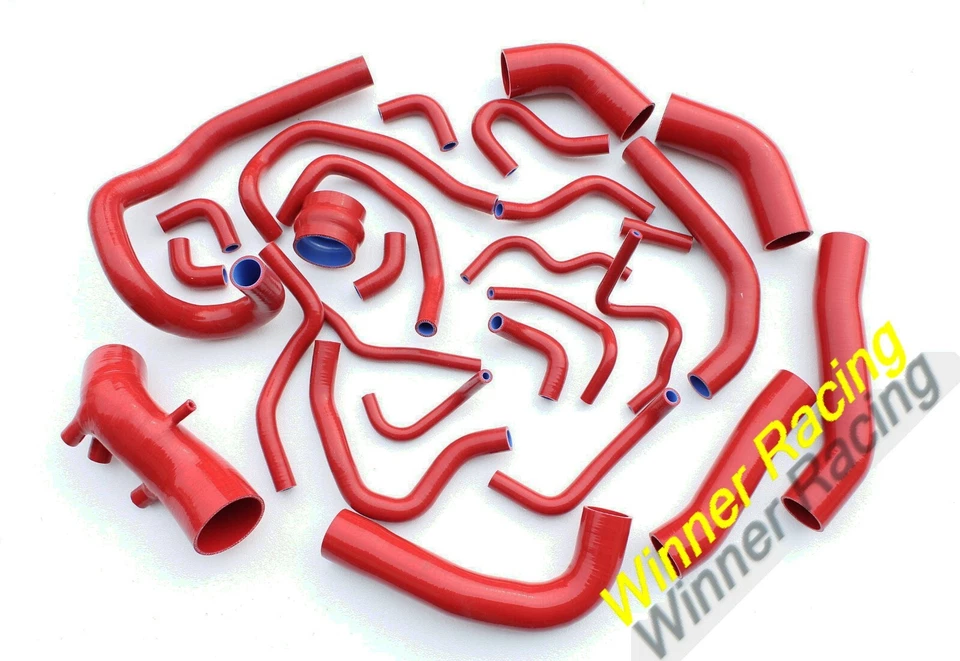 26PCS SILICONE HOSE Fit TOYOTA SUPRA MK3 MA70 7M-GE/7M-GTE 3.0 TURBO 86-92 BLACK - Image 3 of 4