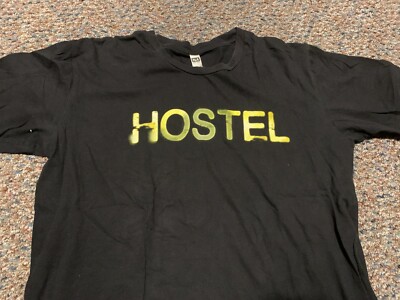 HOSTEL Movie promo rare 2005 official t-shirt Adult Large Eli Roth Horror