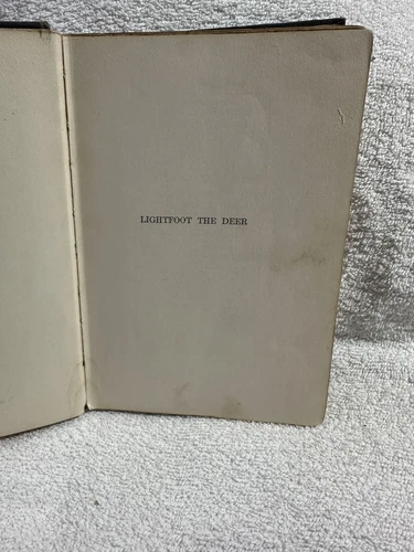 Lightfoot the deer Thornton W. Burgess Little, Brown and Co. 1st edition 1921 - 第 3 张/共 11 张