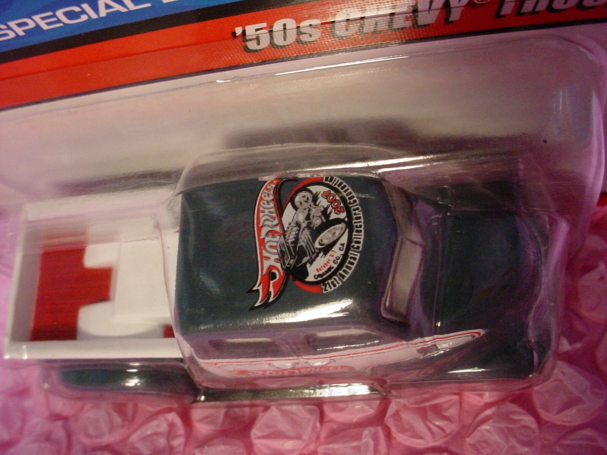 激レア！ホットウィール '50s Chevy Truck サイン入り RLC Hot Wheels '50s CHEVY TRUCK∞blue/white∞2007 Collectors