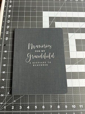 NEW book Memories for My Grandchild Cloth Bound Deluxe Edition Keepsake Memento