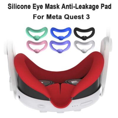 Anti-Leakage Silicone Face Cover Sweatproof Protective Cover for Meta Quest 3