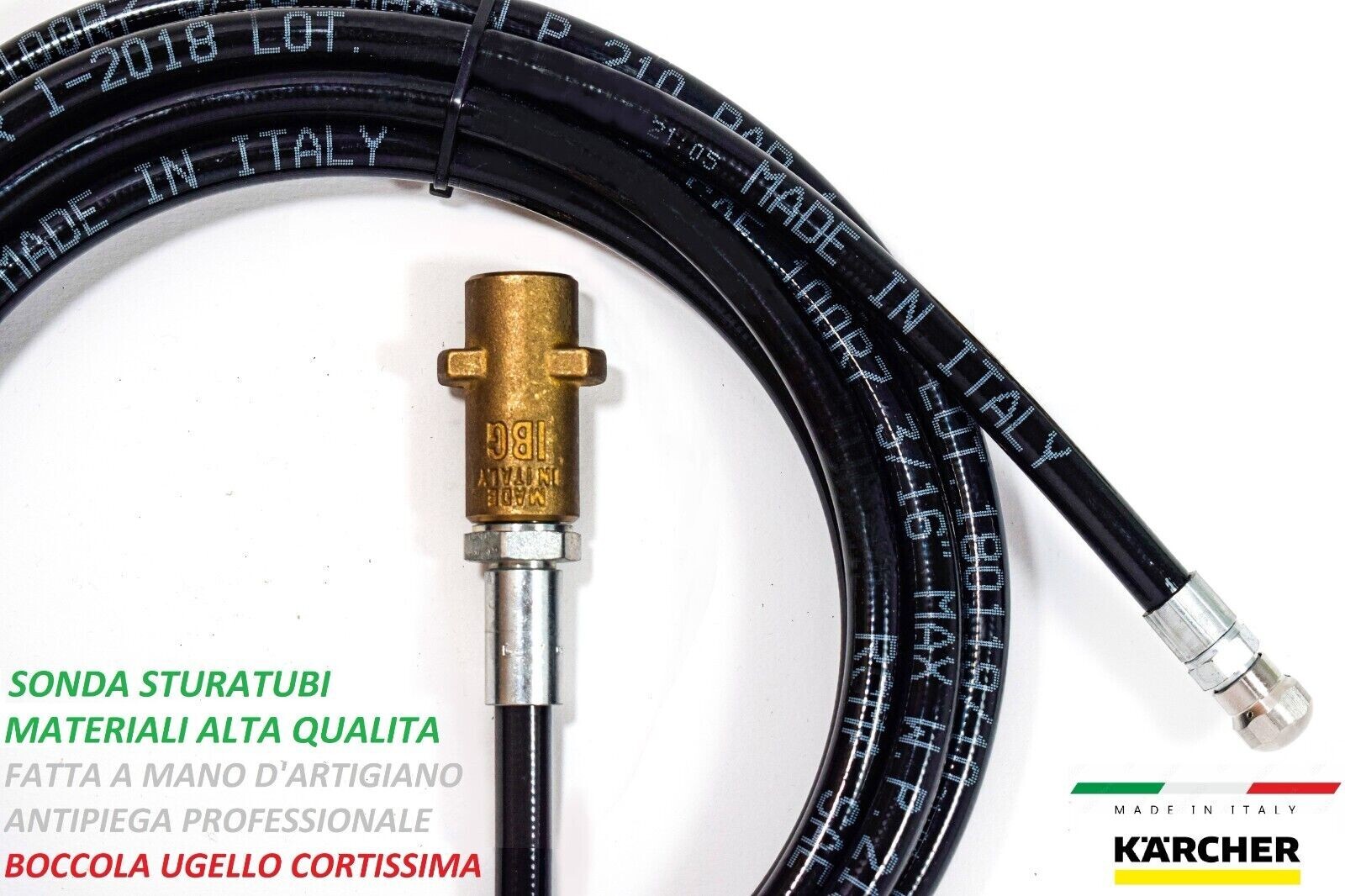 Sonda Sturatubi 25mt per Karcher: Libera i tuoi Scarichi Facilmente