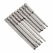 H1.5/2 /2.5/3/4/5/6/8/10/12 Hexagon/Hex/Alle Screwdriver 1/4" Drive Insert Bits