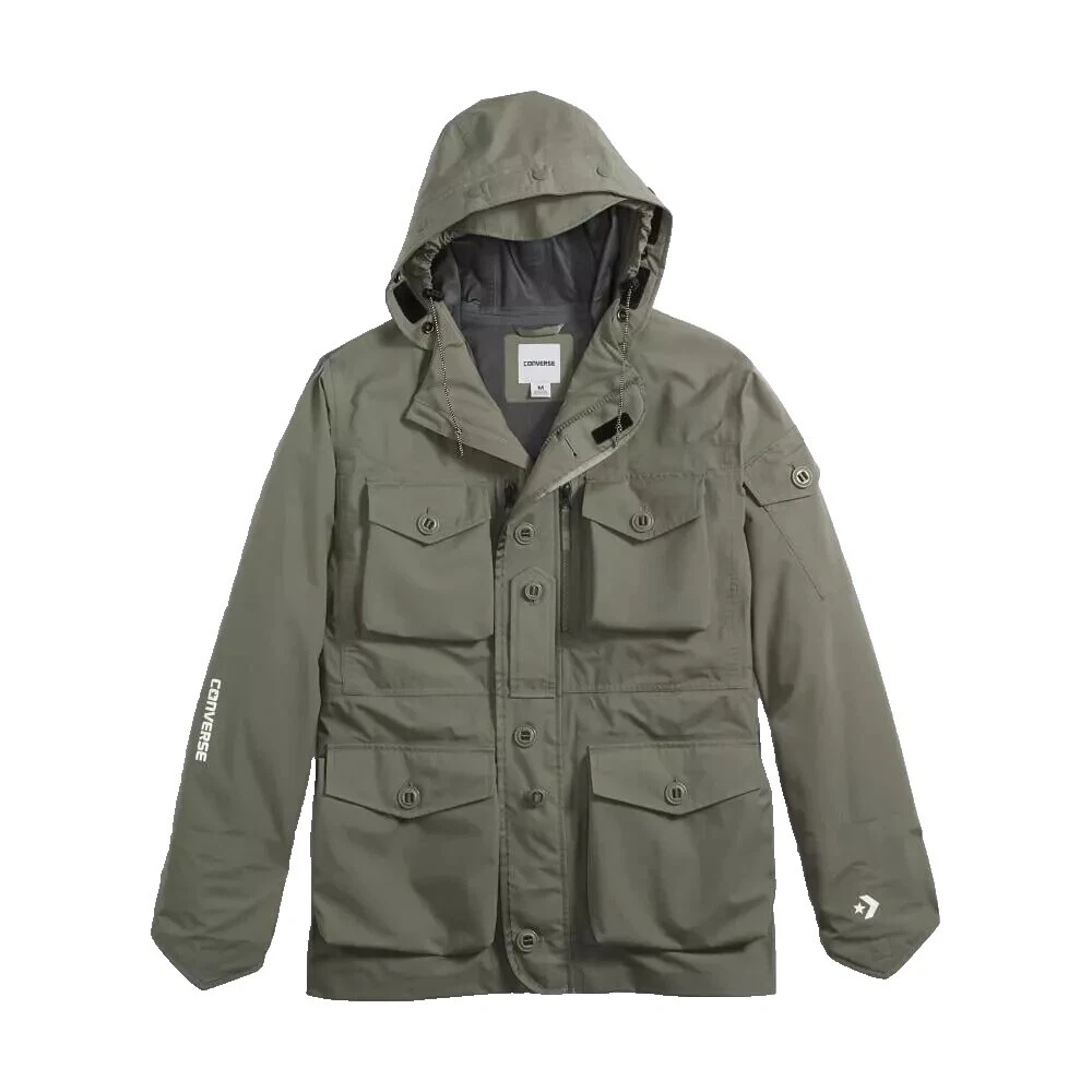 Converse sólido abrigos, chaquetas y chalecos para hombres