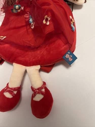 Cartoon Plüsch Puppenrucksack Farbe Rot, Größe 20 Zoll - Bild 3 von 8