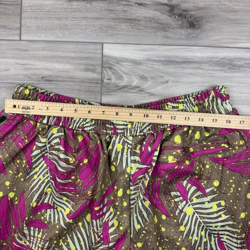 Jordan Nike Men’s 2XL Tropical Palm Speckle T-Shirt & Shorts Set EUC Pink Green - Picture 10 of 11
