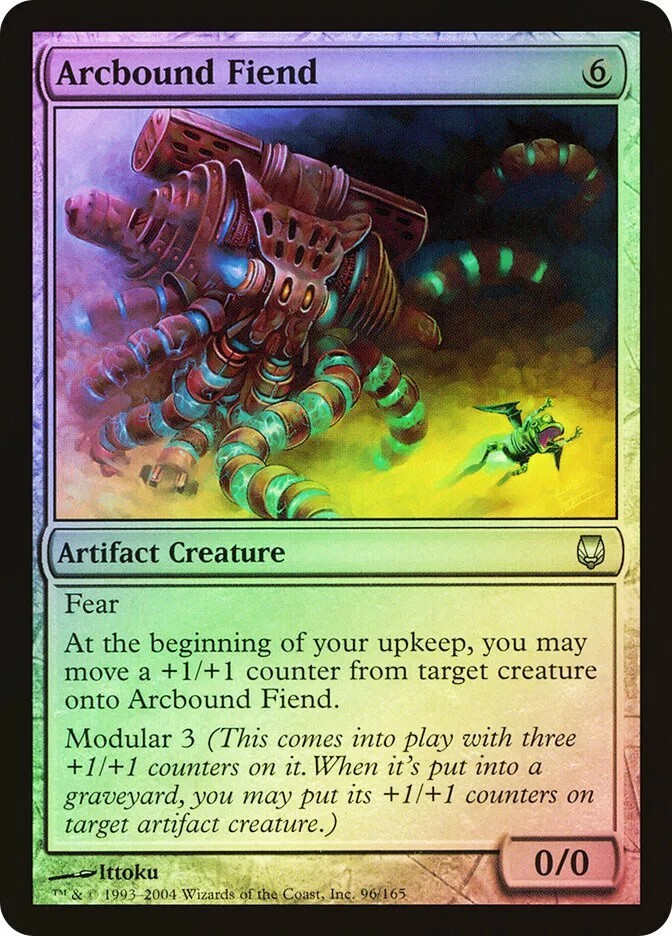 Arcbound Fiend FOIL Darksteel MtG LP