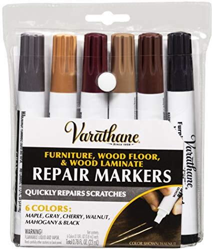 Wood Stain Repair Marker Kit, Assorted Warm Tones