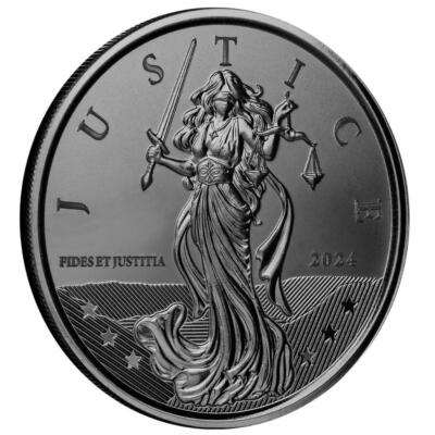 2024 1 oz Gibraltar Lady Justice .999 Silver Coin (BU) #A676 | eBay