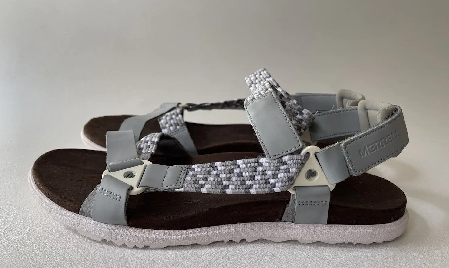 Merrell High Rise Performance Footwear sandali donna grigi outdoor taglia 9 W40