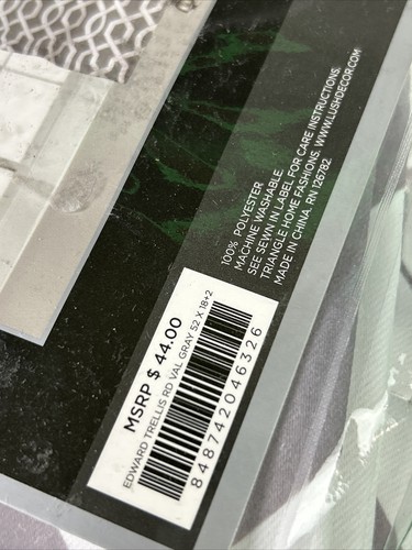 Half Moon Room Darkening Window Valance GRAY 52 IN X 18 IN + 2 IN - 第 4/5 張圖片
