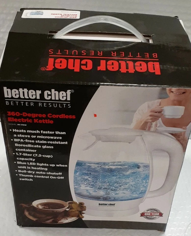 Better chef 360-degree Cordless Electric kettle - Image 4 of 4