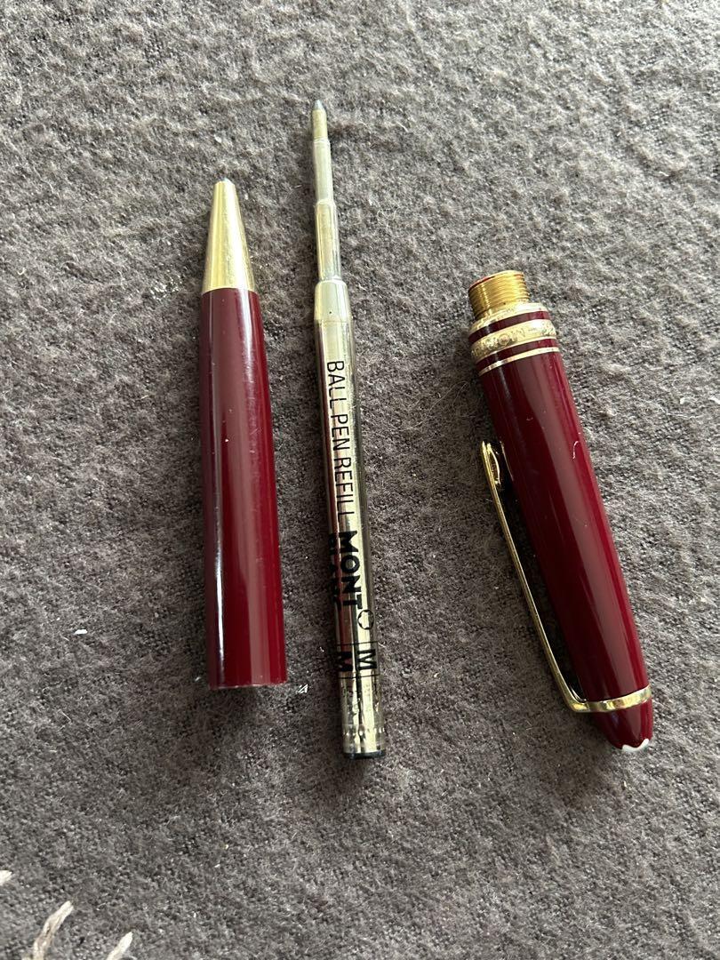 MONTBLANC Meisterstuck 164 Bordeaux Ballpoint Pen | eBay
