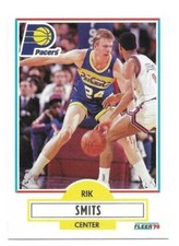 RIK SMITS 1990-91 FLEER CARD NM-MT+/NM-MT CONDITION