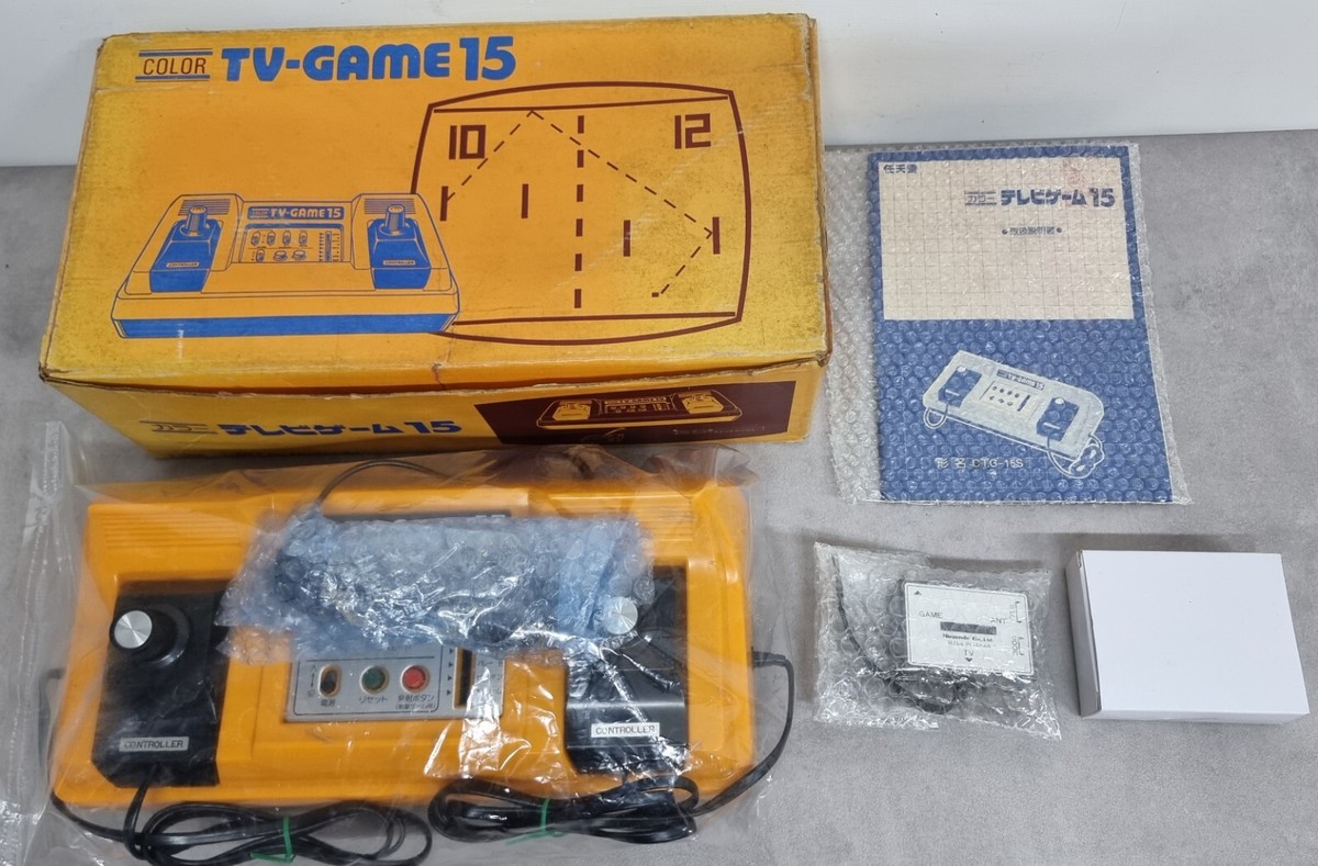 Color TV-Game 15 CTG-15S Console Pong By Nintendo 1977 | eBay