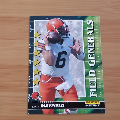 2021 Panini Instant NFL Field Generals #8 Baker Mayfield Browns