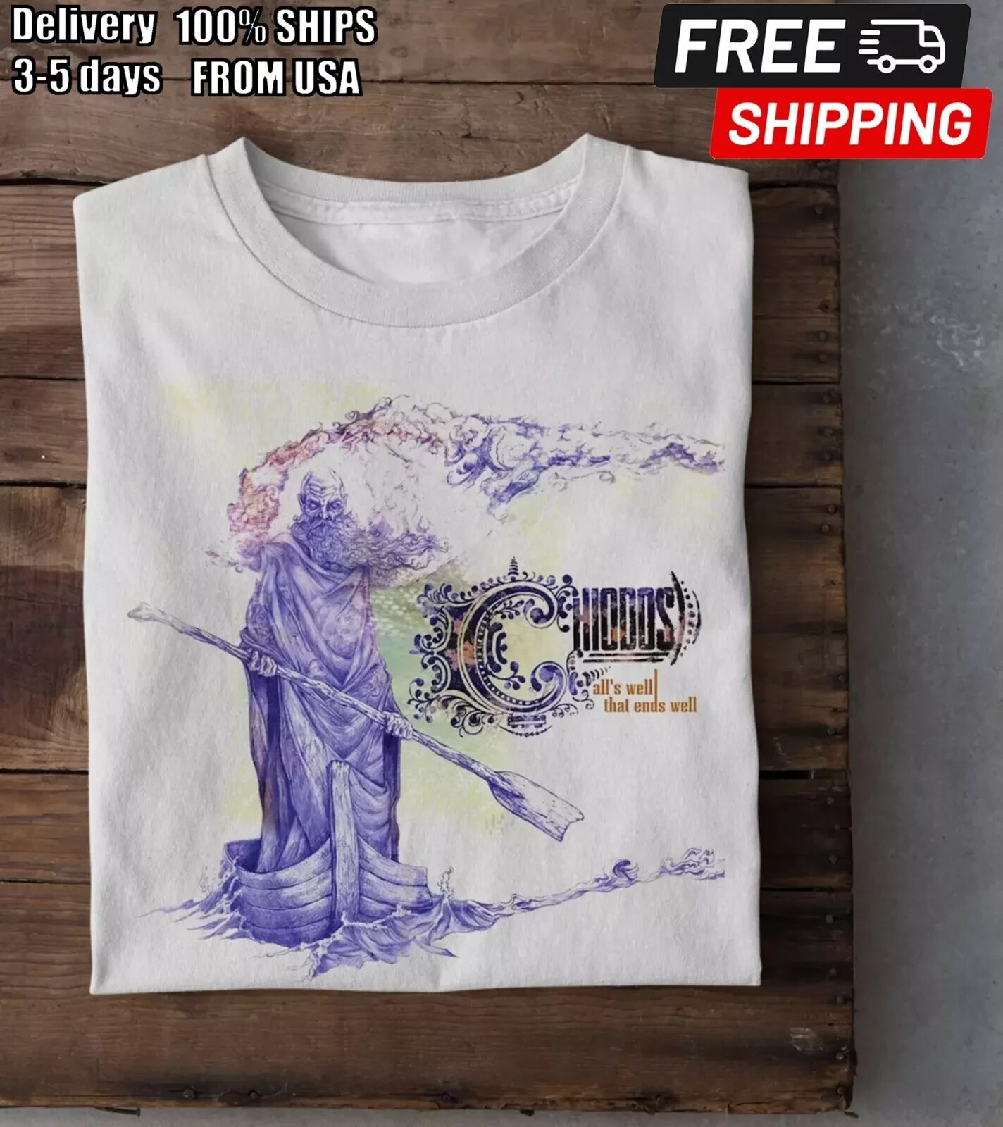 New Popular Chiodos Band White T-Shirt Cotton Full Size S-5XL