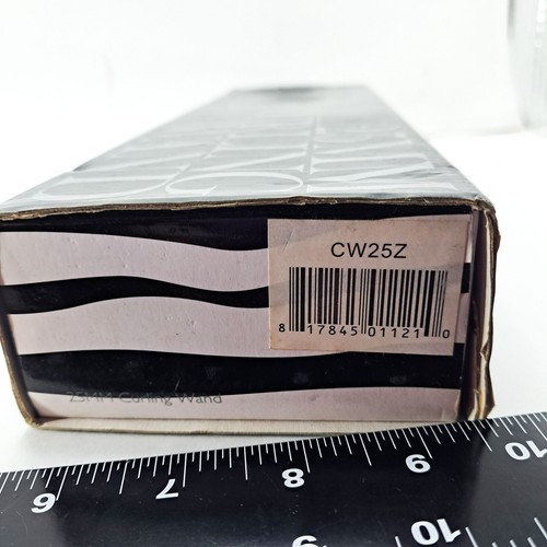 NuMe 25MM Curling Wand Tourmaline Ceramic Professional Styling Tool Zebra Black - Picture 6 of 11