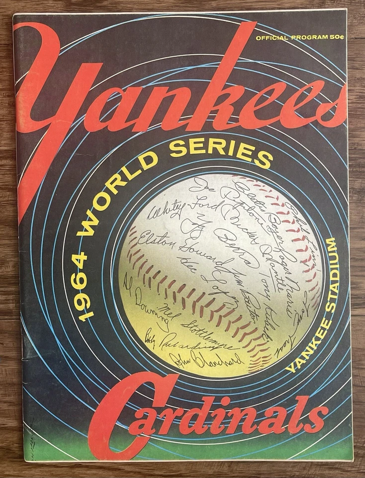 NY Yankees - 1964 World Series Program + 1986 & 1987 & 2009 Information Guides - Image 4 of 4