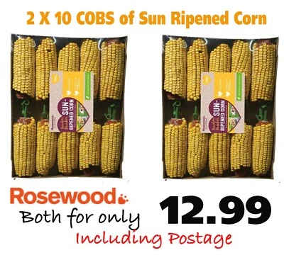 Rosewood Boredom Breakers Sun Ripened Corn x 10 x 2 trays LIMITED SPECIAL OFFER