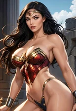 "Wonder Woman 46" 13x19 Fine Art Print Limited to Only 20 Hand-Numbered Copies