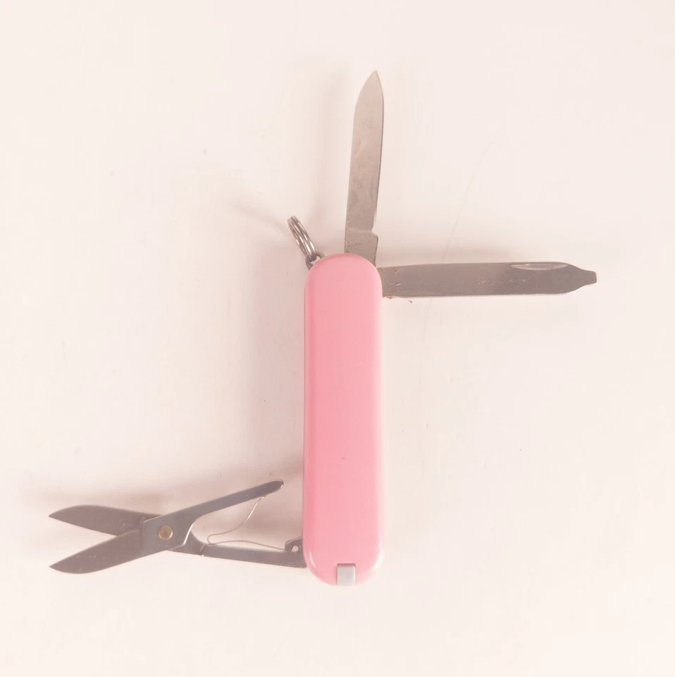 Navaja de Bolsillo SD Clásica Ejército Suizo Victorinox Rosa Flor de Cerezo Foto 3 de 4