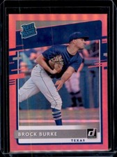 2020 Panini Donruss - [Base] - Holo Pink #40 - Rated Rookie - Brock Burke rc