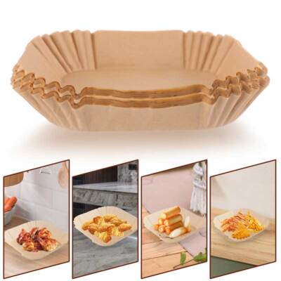 100PCS Air Fryer Disposable Paper Liner Non-Stick Oil-Proof Baking & Roasting