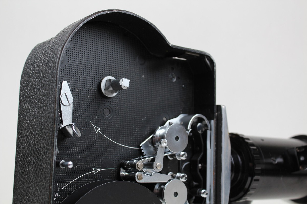 Paillard Bolex H-16 16mm Movie Camera + Som Berthiot Pan Paillard Bolex H-16 16mm Movie Camera + Som Berthiot Pan