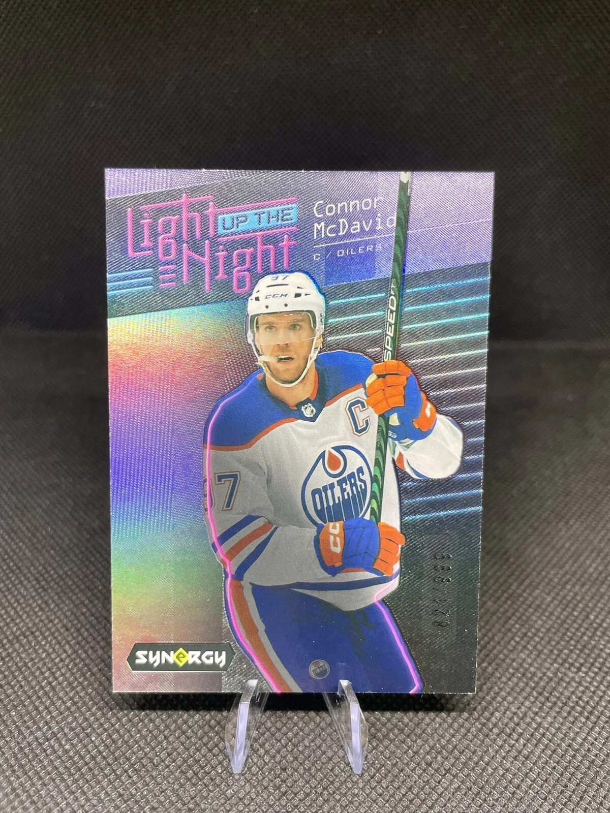 2023-24 Upper Deck Synergy Connor McDavid Light Up The Night /999 #LN-MC