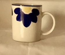 International Tableworks BLUE NAPOLI Mug Stoneware "153" Coffee Cup Oven Proof