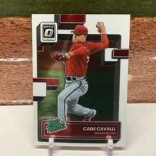 2022 Donruss Optic Baseball Cade Cavalli Rated Prospects # RP-13 Nationals