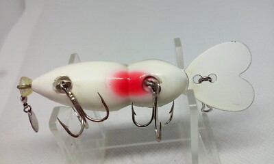 Leurre De Pêche Vintage Whopper Stopper Hellbender - 2 1/8 Pouces, écailles Brunes (occasion, état Correct)