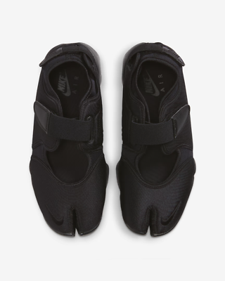 靴 NIKE AIRRIFT 24cm BLACK New Nike Women's Air Rift Satin Shoes - Triple Black (IH1990
