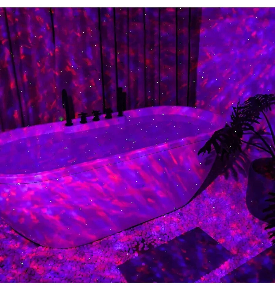 LED Sternenhimmel Lampe Projektor Galaxy Bluetooth Musik Starry Stern Nachtlicht - Bild 2 von 4