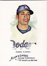 2008 Topps Allen and Ginter #18 James Loney Los Angeles Dodgers