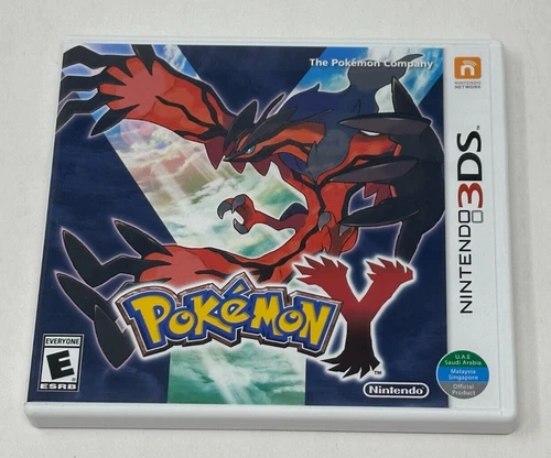 Case and Manual Only NO GAME Pokemon Y Version World Edition 3DS Authentic