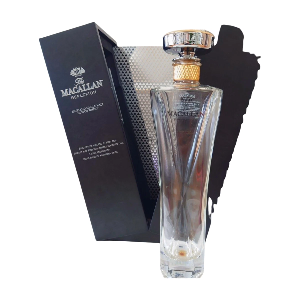 The Macallan Reflection 700ml Decanter Empty Bottle With